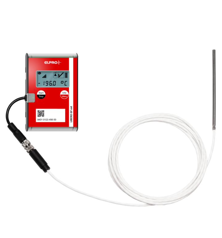 Pt100-Sonde für Trockeneisanwendungen (M8-Stecker)