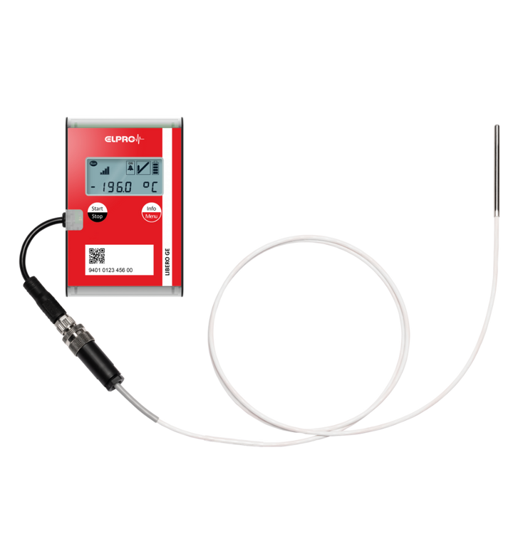 Pt100-Sonde für Trockeneisanwendungen (M8-Stecker)