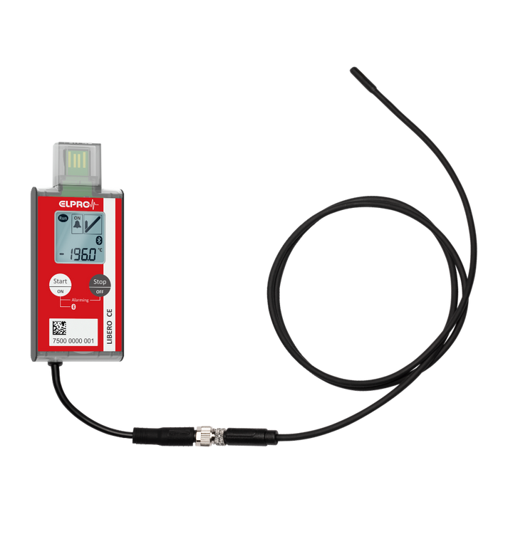 Pt100 Probe for Refrigerator/Freezer (M8 Connector)