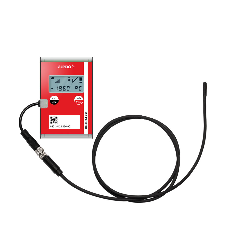 Pt100-Sonde für Kühl-/Gefrierschrank (M8-Stecker)